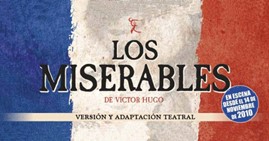 Representación de Los Miserables en el Teatro Victoria, en Madrid